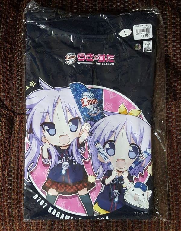 Amazon.co.jp: 埼玉西武ライオンズ × らき すた コラボ Tシャツ